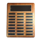 ARC-2426 - Genuine Walnut Perpetual Plaque (24-Plates)