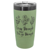 LTM7284 - Polar Camel 20 oz. Summer Sage/Ghost Black ION-Plated Ringneck Tumbler with Slider Lid