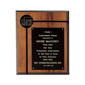 ZX1203 - Walnut Medallion Plaque 