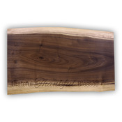 GFT2321 - 20" x 12" Black Walnut Cutting and Charcuterie Board