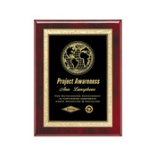 AP17-K ELEGANT ROSEWOOD PLAQUE