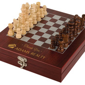 CHES01-D  Rosewood Finish Chess Set