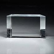 CRY77 - Bevel Back Crystal Award- Medium