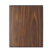 WBK810 - 8" x 10" Walnut Finish Plaque with 45 Degree Bevel Black Edge