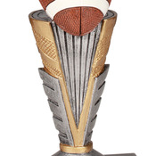 ZNR103   6" Zenith Resin Football Trophy
