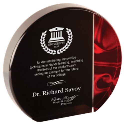 VVA202 - 6" Round Red Velvet Acrylic Thumbnail