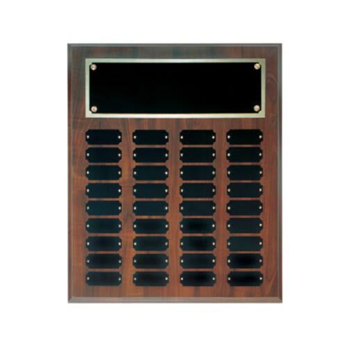 CPP36 Cherry Finish Perpetual Plaque with 36 Plates Thumbnail