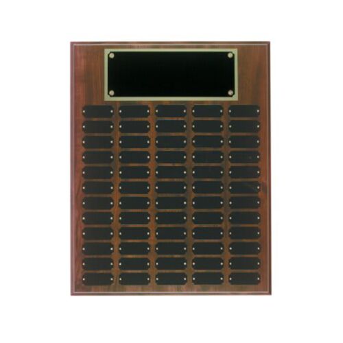CPP60 Cherry Finish Perpetual Plaque with 60 Plates Thumbnail