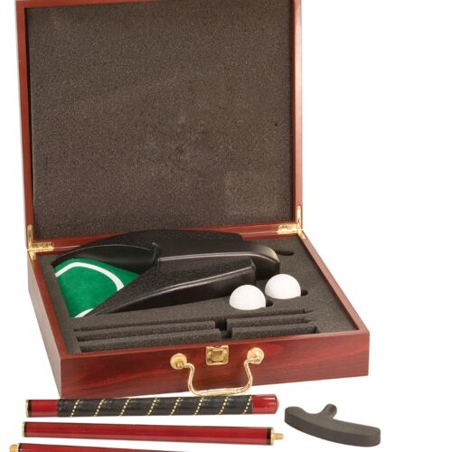GLF01  Rosewood Finish Executive Golf Gift Set  Thumbnail