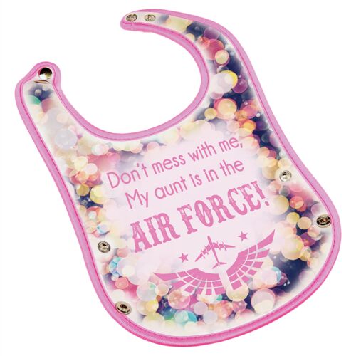 SBL127  Pink Baby Bib with Snaps Thumbnail