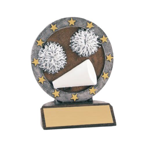 R618   4-1/2" All Star Resin Cheer Trophy Thumbnail