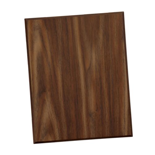 VAL679 - 7 inch x 9 inch Value 45 Degree Bevel Edge Walnut Finish Plaque Thumbnail