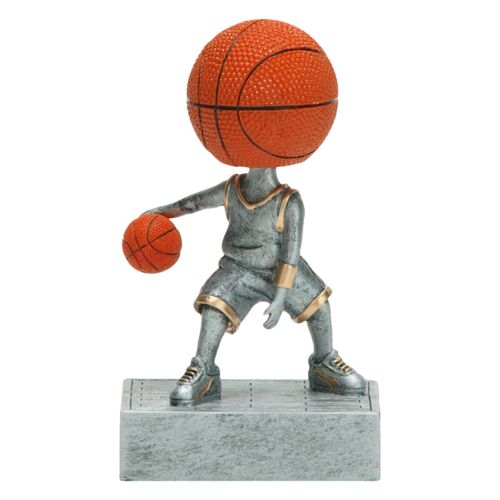 52505GS - BOBBLEHEAD RESIN, BASKETBALL - 5 1/2" Thumbnail